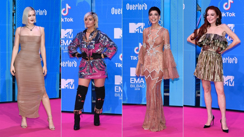Illustration for article titled Quirk and Sequins Reigned On the MTV EMAs Red Carpet